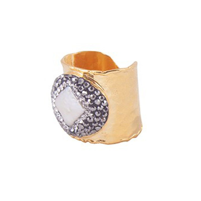 Pearl Cuff Ring