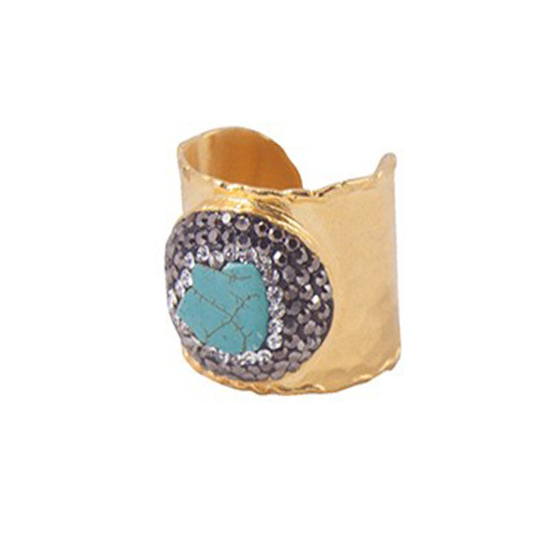 Turquoise Cuff Ring